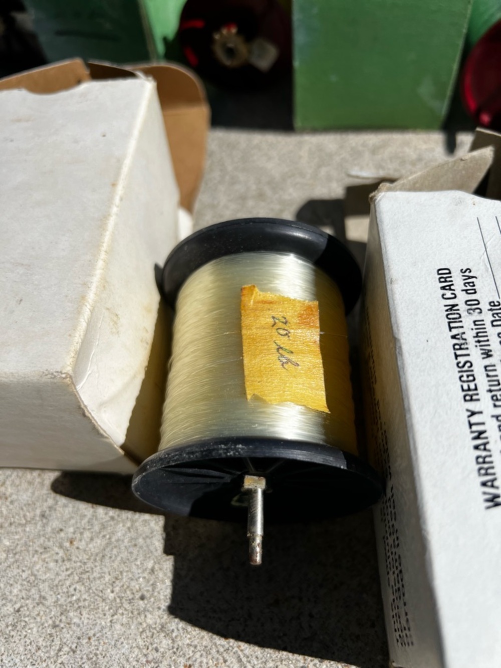 Lot of Various Size Fishing Line Spools 20lbs - 40lbs - Picture 9 of 17